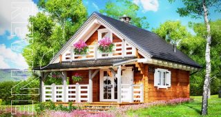 แบบบ้านกระท่อม สวยสดชื่น อารมณ์คันทรี่