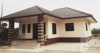 รีวิว : สร้างบ้านชั้นเดียวแสนอบอุ่น บนที่ดิน 80 ตร.วา. งบประมาณ 730,000 บาท