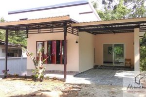 รีวิว : สร้างบ้านชั้นเดียว เขียนแบบเอง ด้วยงบ 610,000 บาท