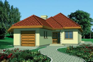 Jamnik2 แบบบ้านสองชั้นสีเหลืองอมเขียวสวยกำลังพอดี