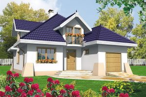 Salma บ้านสวยสบายตาหลังคาสีน้ำเงินอมม่วง