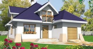 Salma บ้านสวยสบายตาหลังคาสีน้ำเงินอมม่วง