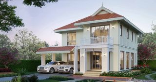 แบบบ้านแนวไทยประยุกต์สวยหรูสง่างาม