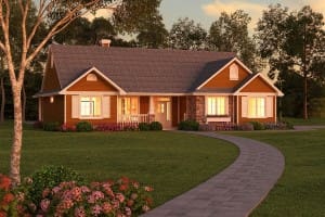 บ้านสวยแนว Ranch House บรรยากาศเหมาะกับชนบท