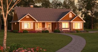 บ้านสวยแนว Ranch House บรรยากาศเหมาะกับชนบท