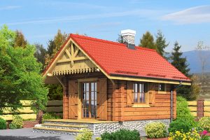 เรือนไม้ Cabin หลังเล็กน่ารักงบ 2 แสน