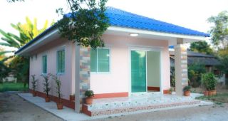 รีวิว บ้านชั้นเดียว ราคาประหยัด 3 ห้องนอน 2 ห้องน้ำ งบประมาณ 600,000 บาท