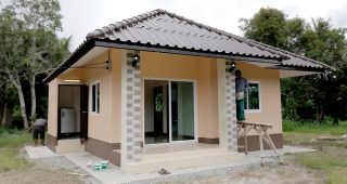รีวิว : ปลูกบ้าน Eco House 2 ห้องนอน, 1 ห้องน้ำ งบประมาณ 400,000 บาท