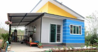 รีวิว : ปลูกบ้านหลังน้อยสไตล์โมเดิร์น บนที่ดิน 50 ตร.วา. ด้วยงบ 4.5 แสนบาท