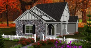 Mill Place แบบแต่งหินแนว Tudor สวยสดชื่นกลางป่าไม้สีสด