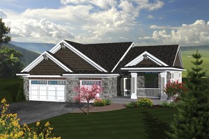 Cadford แบบบ้านแนว Ranch Home โครงสร้างสวยน่าอยู่