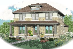 Alberta แบบบ้านแต่งหินหรูแนว Craftsman