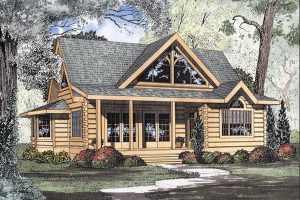 Logan Creek แบบบ้านไม้ Log Cabin สวยลงตัว