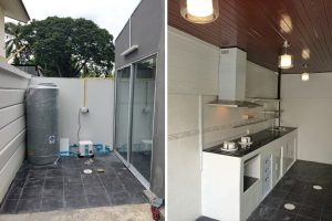 รีวิว ต่อเติมครัวหลังบ้าน
