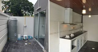 รีวิว ต่อเติมครัวหลังบ้าน