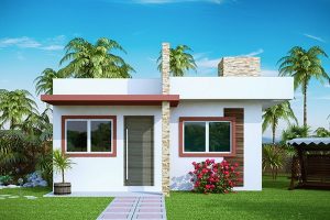 Casa Pequena แบบบ้านชั้นเดียวแต่งครีบหิน เพิ่มความหรู