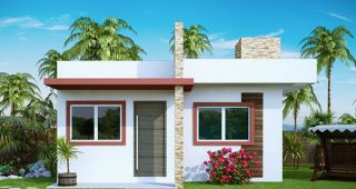 Casa Pequena แบบบ้านชั้นเดียวแต่งครีบหิน เพิ่มความหรู