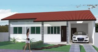 Terrea แบบบ้านหน้ากว้างขนาด 2 ห้องนอนพร้อมที่จอดรถในตัว