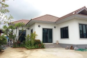 รีวิว : ปลูกบ้านชั้นเดียว พื้นที่ใช้สอย 110 ตร.ม. งบประมาณ 850,000 บาท