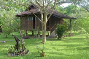 บ้านไม้ยกพื้นท่ามกลางบรรยากาศสุดสงบ ในลังกาวี