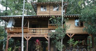 บ้านไม้โปร่ง ๆ บรรยากาศแสนดี เงียบสงบและสดใส