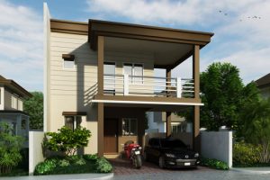 แบบบ้านสองชั้นขนาด 4 ห้องนอน งบล้านต้น ๆ