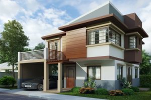 แบบบ้านโมเดิร์นสองชั้นสวยสะกดตา