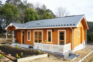 บ้านไม้ Log Cabin ชั้นเดียว เพิ่มความสดใสให้ชีวิต