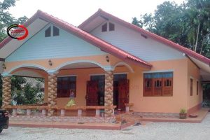 แบบบ้านชนบท บ้านชั้นเดียว พื้นที่ใช้สอย 180 ตร.ม. งบประมาณ 1.7 ล้านบาท