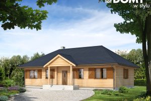 Borowka3 บ้านชั้นเดียวแต่งผนังไม้โทนน้ำตาลอ่อน สวยเรียบดูดี