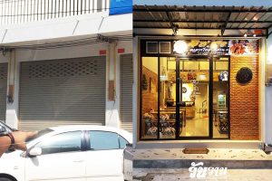 รีวิว : ตกแต่งอาคารพาณิชย์ ให้เป็นร้านอาหารสไตล์ลอฟท์สุดเท่ห์