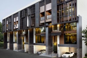 เดอะ พรีเที่ยม บางนา The Pretium Bangna โฮมออฟฟิศ 5 ชั้น สไตล์โมเดิร์น ติดถนน บางนา-ตราด