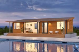 Cabana แบบบ้านหลังคา Lean-to ดีไซน์สวยเท่ ประยุกต์ได้หลากหลาย