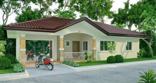 แบบบ้านชั้นเดียวดีไซน์ร่วมสมัย ภายในแต่งหรูอารมณ์หวาน