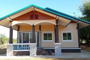 รีวิว บ้านชั้นเดียว แบบบ้านเกษตรดั้งเดิม พื้นที่ใช้สอย 138 ตร.ม. งบประมาณ 9.7 แสนบาท