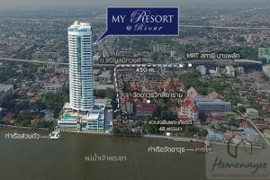 EP.674 รีวิว คอนโด MY RESORT @ RIVER จรัญ 72 คอนโดสร้างเสร็จพร้อมอยู่ ติดแม่น้ำเจ้าพระยา ใกล้รถไฟฟ้าสายสีน้ำเงิน