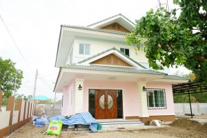 รีวิว ปลูกบ้านหลังแรกในชีวิต พื้นที่ใช้สอย 156 ตร.ม. งบประมาณ 1.6 ล้านบาท