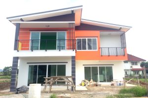 รีวิว : ปลูกบ้านเดี่ยวสีส้ม สไตล์โมเดิร์น แบบบ้านตามใจฉัน งบประมาณก่อสร้าง 2.2 ล้านบาท*