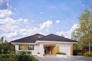 Decyma7 บ้านโมเดิร์นดีไซน์สวยสีขาวสว่างแต่งสลับอิฐลงตัว