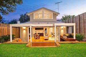 บ้านสองชั้นดีไซน์เชื่อมสวนและภายในเข้าหากัน พักผ่อนสบายตลอดปี