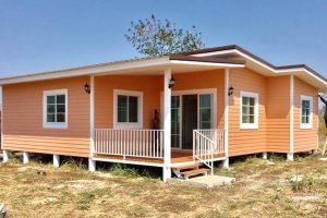 รีวิว บ้านชั้นเดียว หลังคาปีกนก พื้นที่ใช้สอย 72 ตร.ม. งบประมาณ 830,000 บาท
