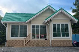 รีวิว : บ้านชั้นเดียว สไตล์รีสอร์ท พื้นที่ใช้สอย 51 ตร.ม. งบประมาณ 560,000 บาท