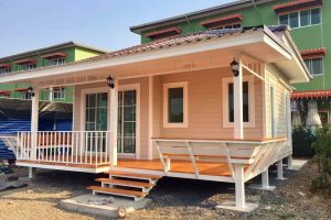 รีวิว บ้านชั้นเดียว สไตล์รีสอร์ท พื้นที่ใช้สอย 51 ตร.ม. งบประมาณ 660,000 บาท