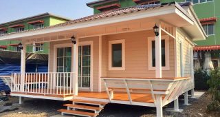 รีวิว บ้านชั้นเดียว สไตล์รีสอร์ท พื้นที่ใช้สอย 51 ตร.ม. งบประมาณ 660,000 บาท