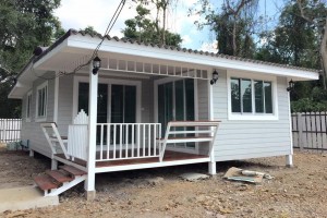 รีวิว บ้านชั้นเดียว สไตล์มินิมอล พื้นที่ใช้สอย 51 ตร.ม. งบประมาณ 590,000 บาท
