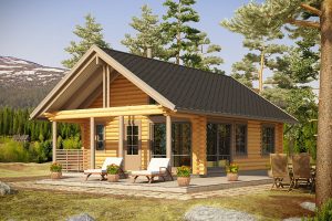 บ้านไม้ Log Cabin บรรยากาศคันทรี่สุขสบายในวันหยุด