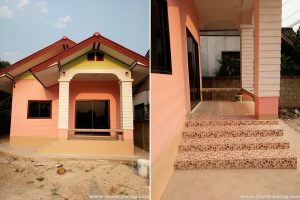 รีวิว ปลูกบ้านชั้นเดียว พื้นที่ใช้สอย 60 ตร.ม. งบประมาณ 499,000 บาท