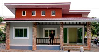 รีวิว บ้านโมเดิร์นชั้นเดียว พื้นที่ใช้สอย 85 ตร.ม. งบประมาณ 530,000 บาท