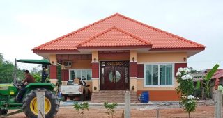 รีวิว ปลูกบ้านชั้นเดียว พื้นที่ใช้สอย 135 ตร.ม. งบประมาณ 1.3 ล้านบาท