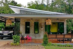 รีวิว บ้านโมเดิร์นลอฟท์ชั้นเดียว พื้นที่ใช้สอย 75 ตร.ม. งบประมาณ 650,000 บาท